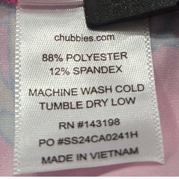 Chubbies Golf Polo 2.0 Mens Large Pink Toucan Bird Performance Casual Resort NWT - Picture 8 of 9